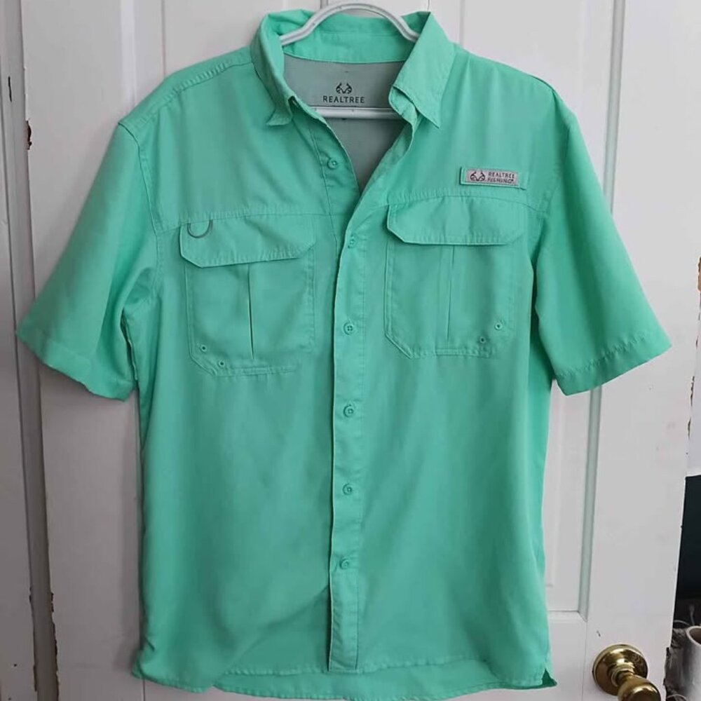 Realtree Men's Short Sleeve Fishing Shirt